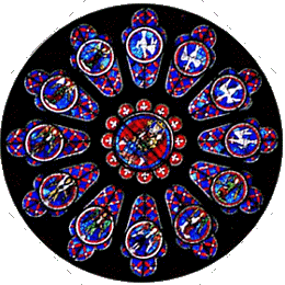 Une rosace de la cathédrale de Chartres