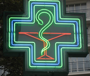 médicaments en libre service