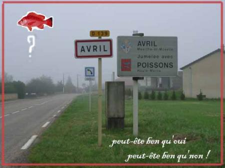 poisson d'avril