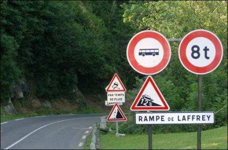 Sur la route napoléon