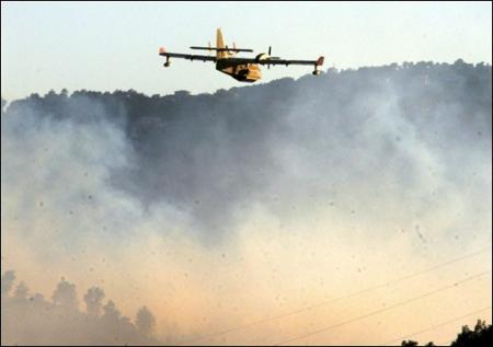 Flammes dans le var